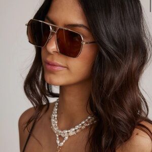 12th TRIBE HUXLEY BROWN AVIATOR GLASSES